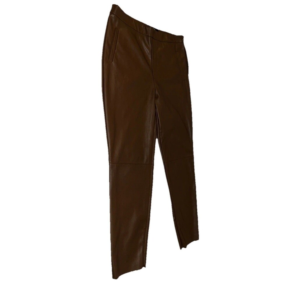 Lulus Brown Vegan Leather Large Pants